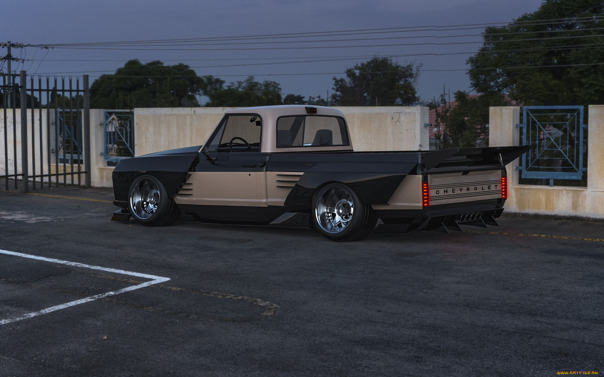 chevrolet c10 cyber truck, ,  , chevrolet, c10, cyber, truck